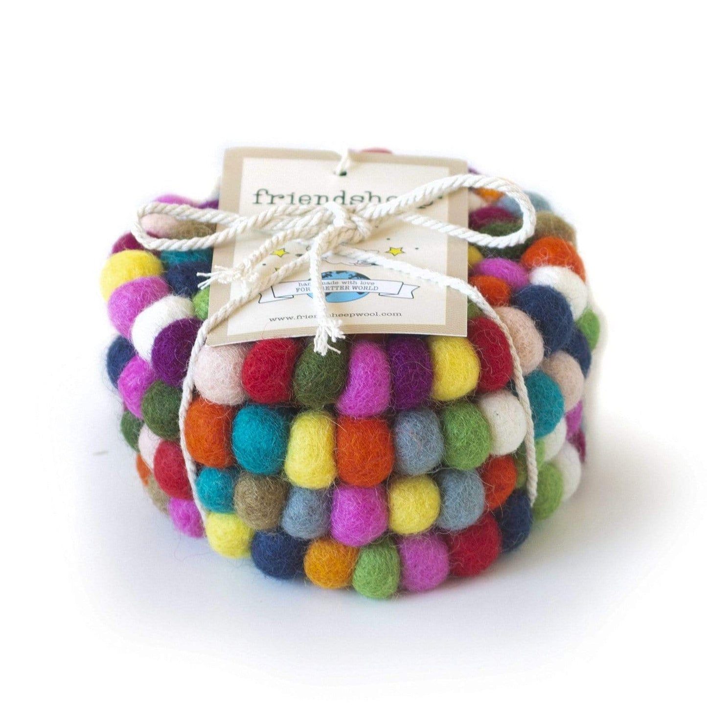 Boho Eco Coasters & Trivet