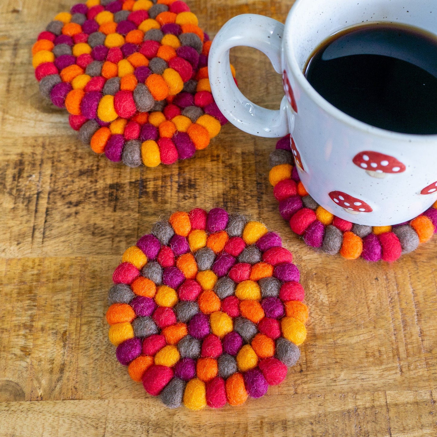 Falling Leaves Eco Coasters/Trivets