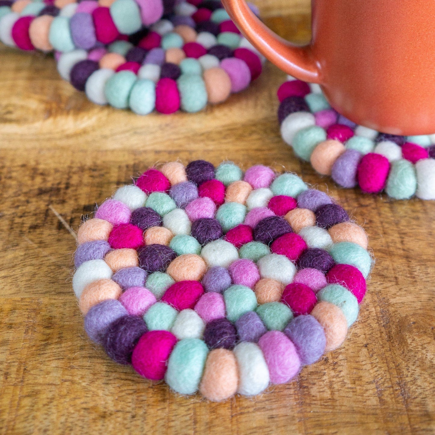 Macarons Eco Coasters/Trivets