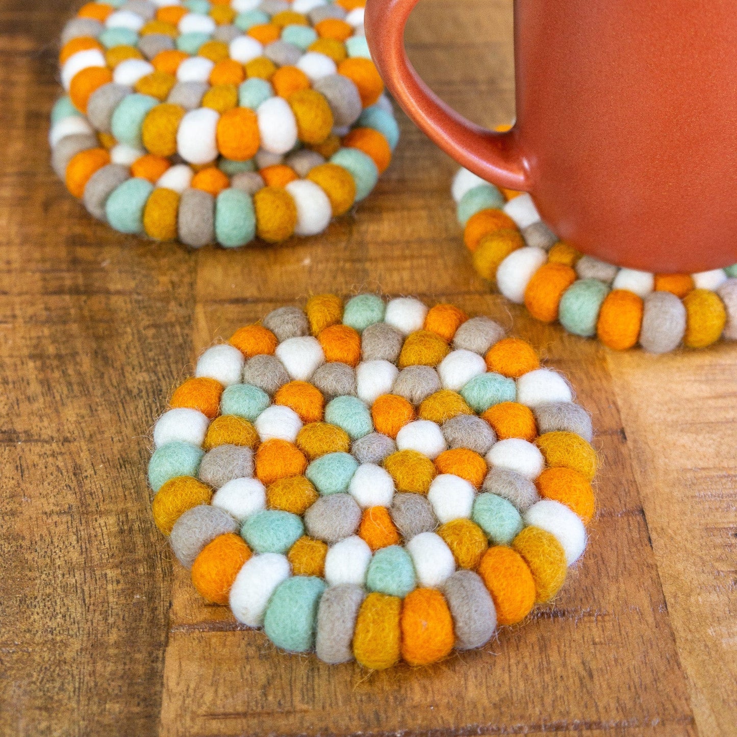 Pumpkin Patch Eco Coasters/Trivets