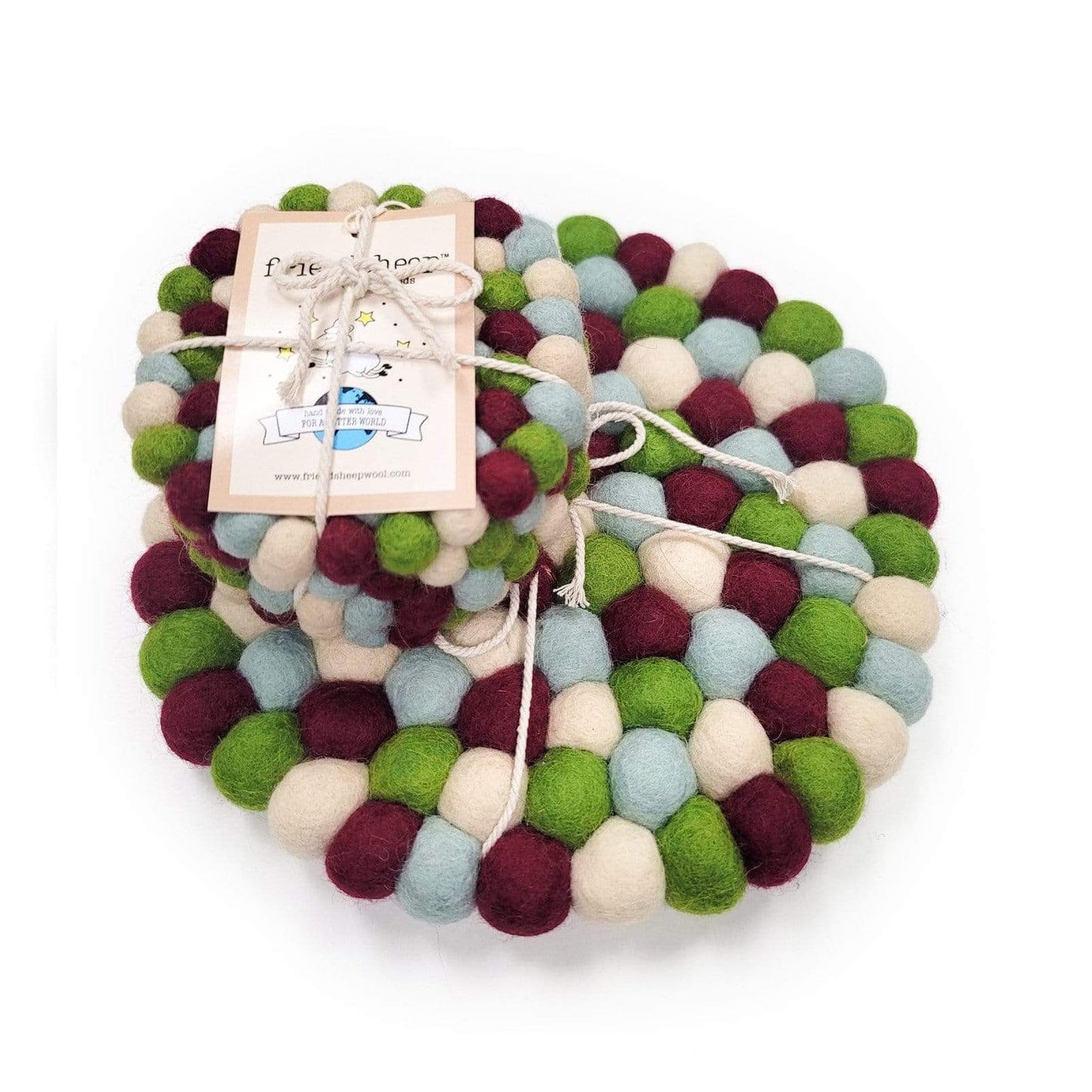 Yuletide Eco Coasters/Trivets