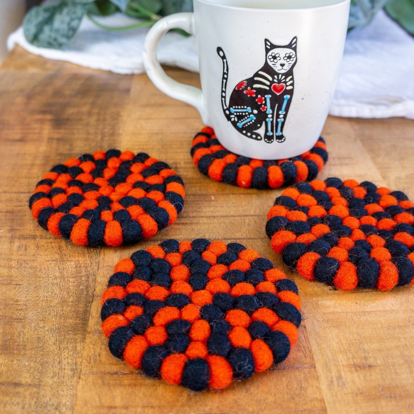 Trick or Treat Eco Coasters/Trivets