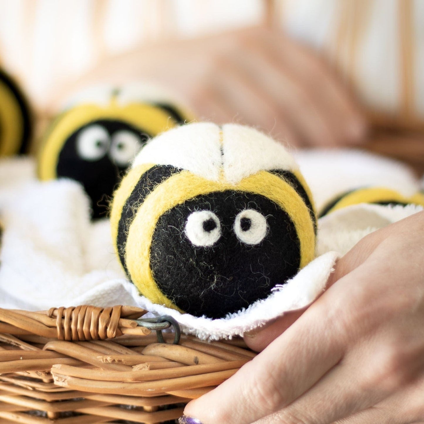 Bee Trio Dryer Balls