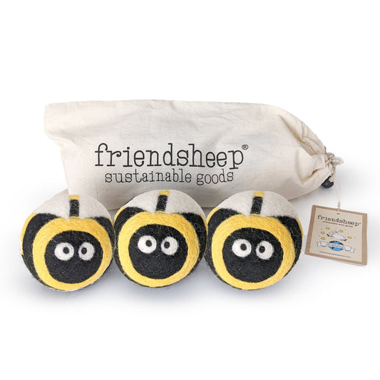 Bee Trio Dryer Balls