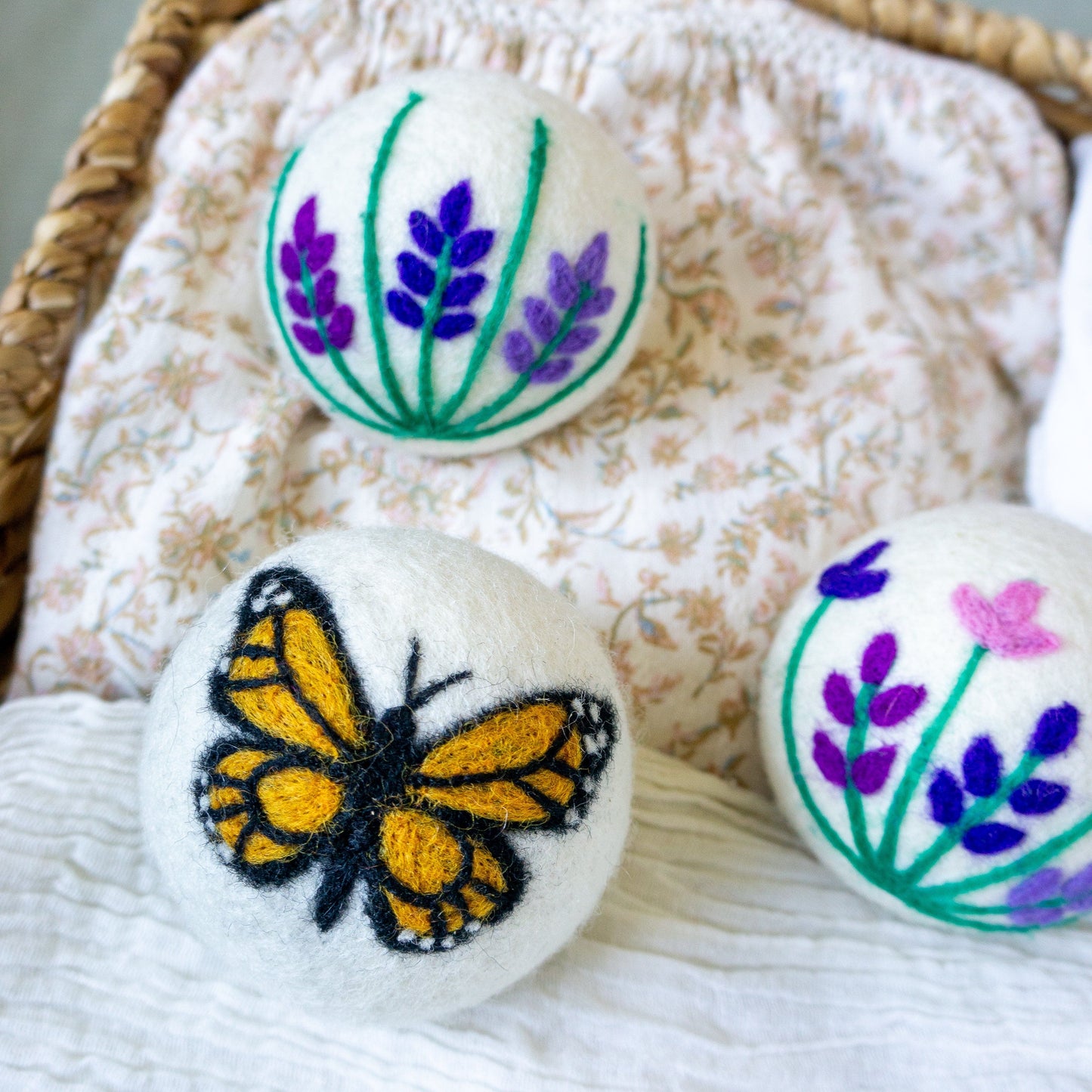 Butterfly Lavender Fields - Monarch Dryer Balls