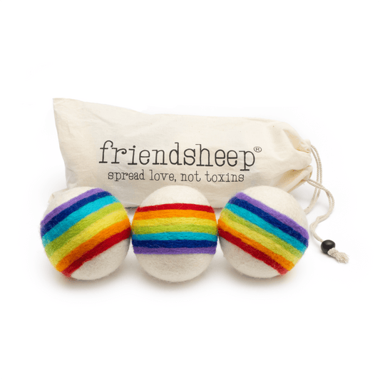 Classic Rainbow Trio Dryer Balls