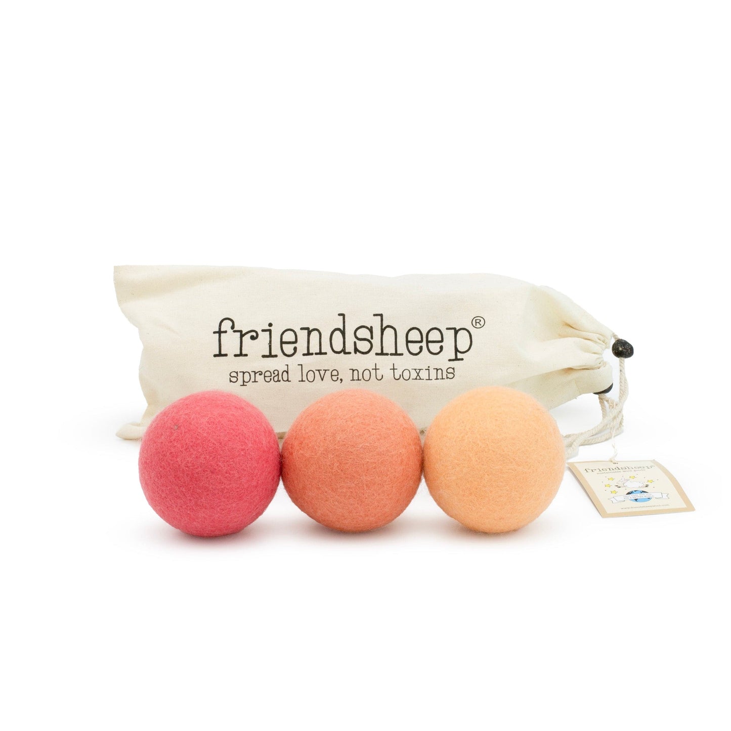 Coral Ombre (Pink) Dryer Balls