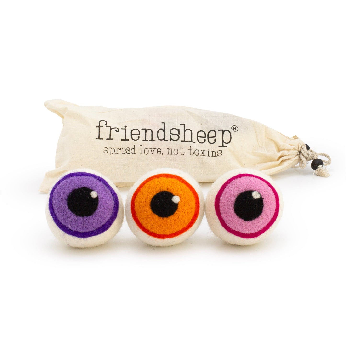 Pink Eerie Eyeballs - Limited Edition Dryer Balls