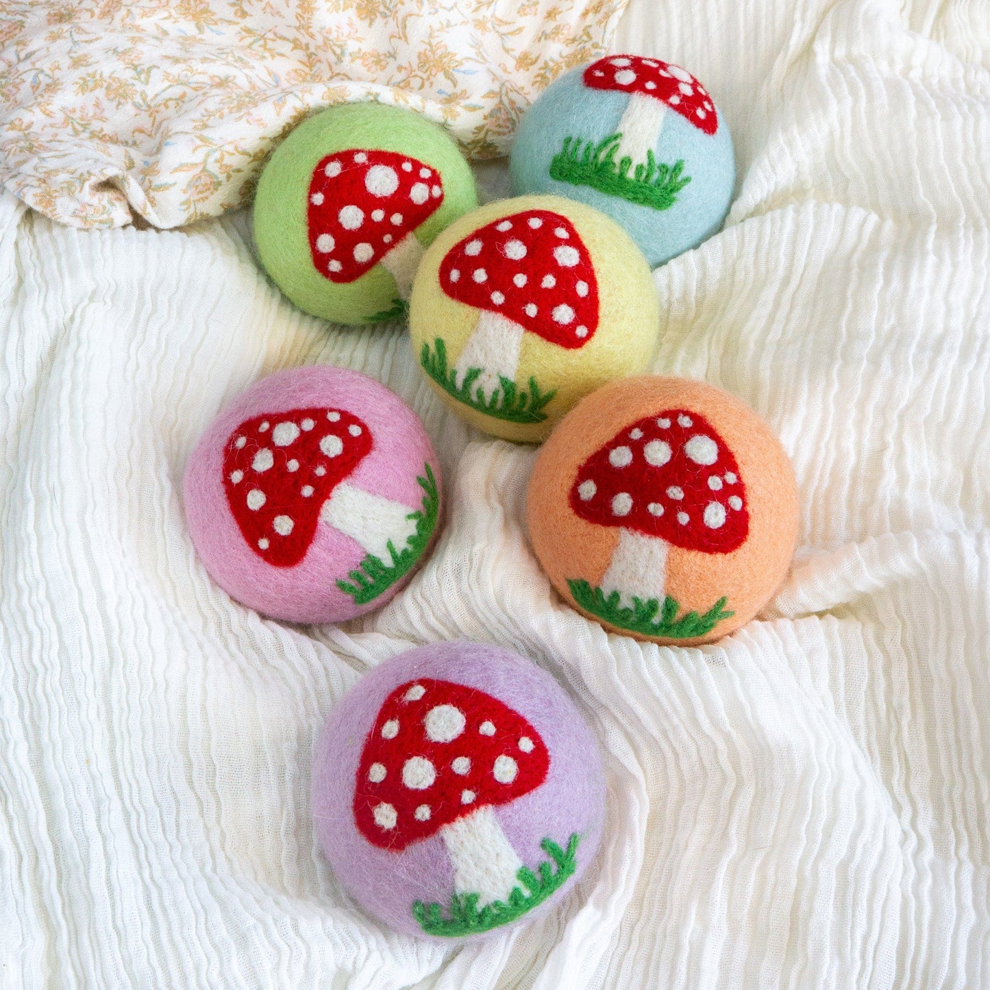 Enchanted Mushrooms - Limited Edition Dryer Balls