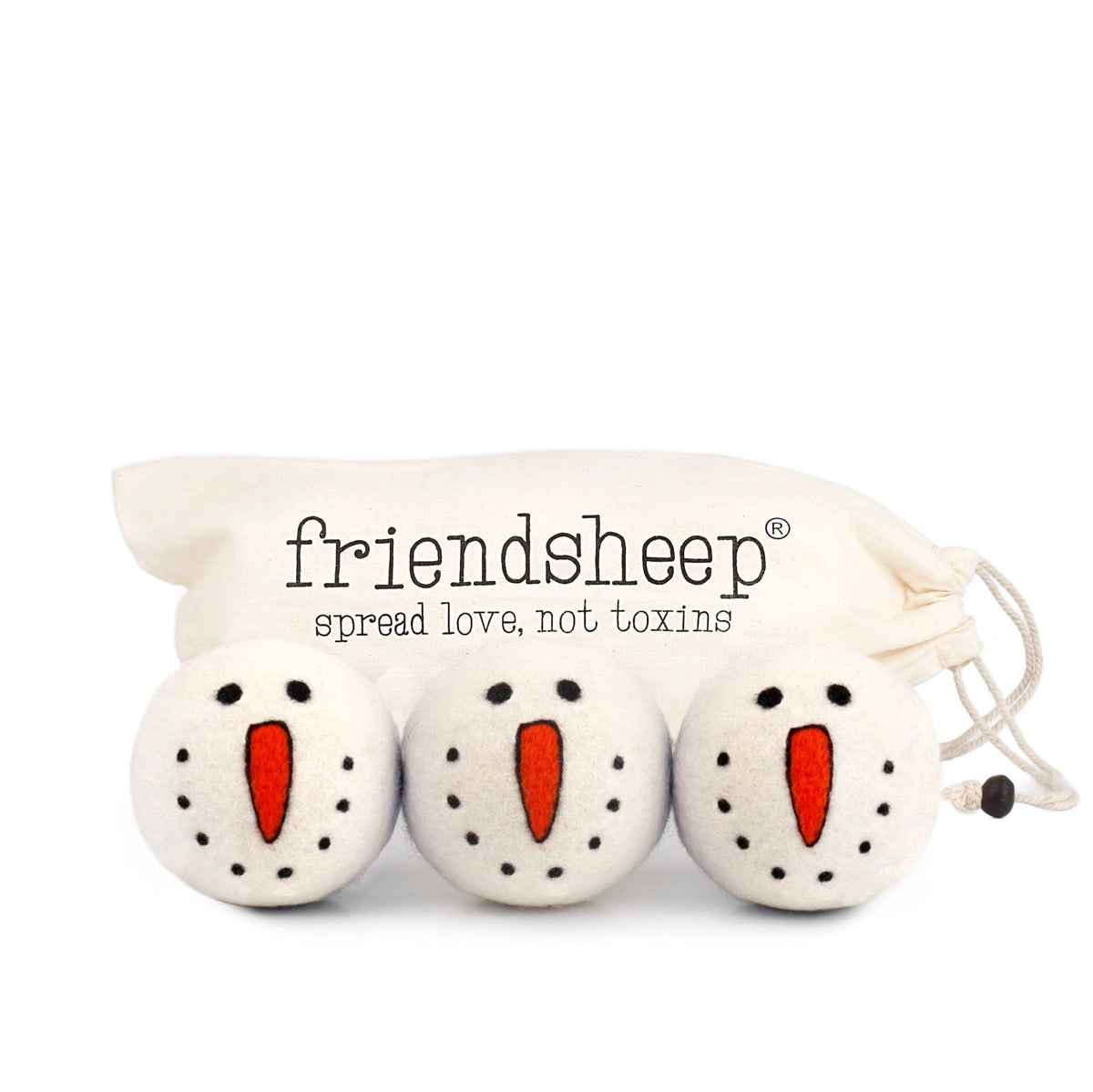 Snowman Trio Dryer Balls