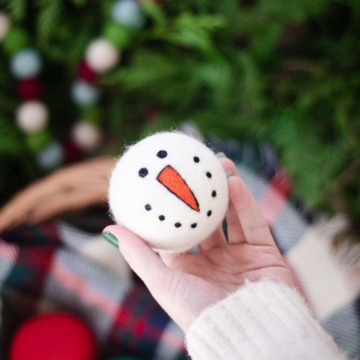 Snowman Trio Dryer Balls