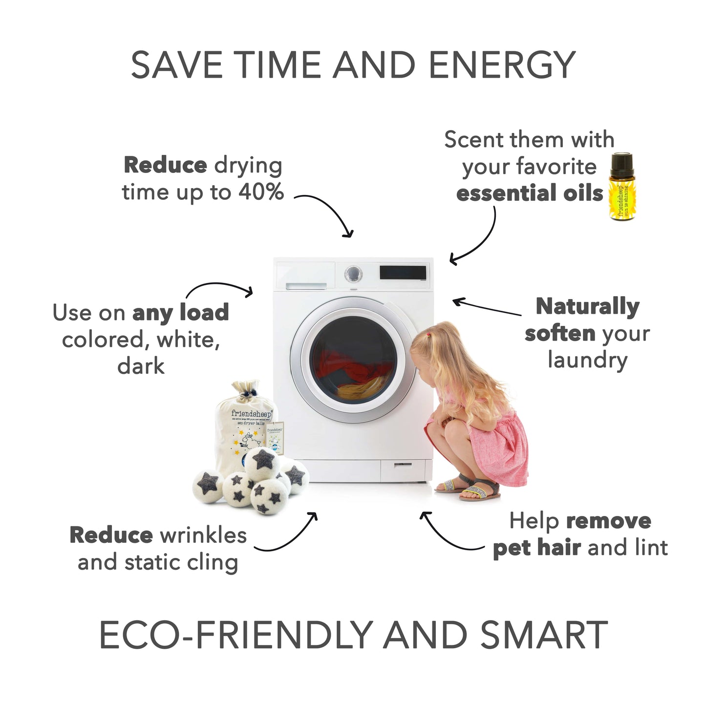 Stars Galore Dryer Balls