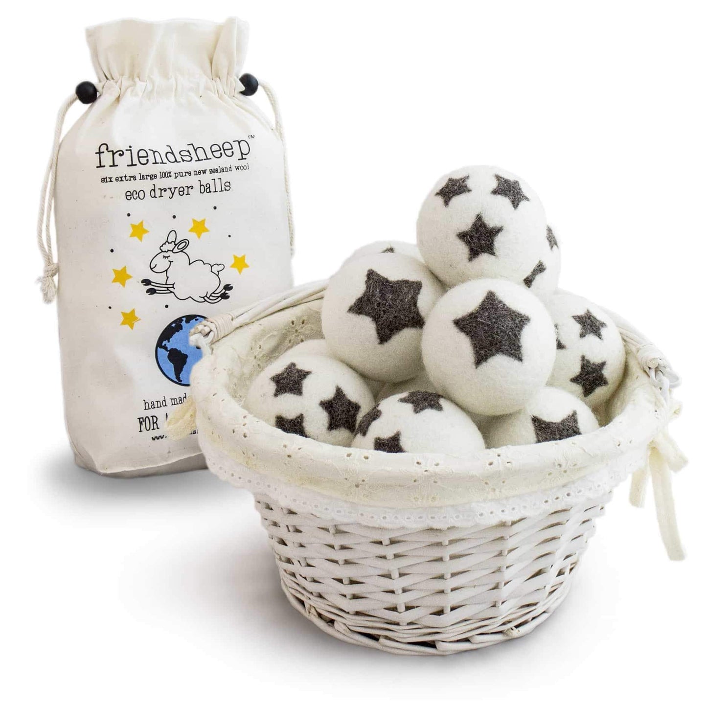 Stars Galore Dryer Balls