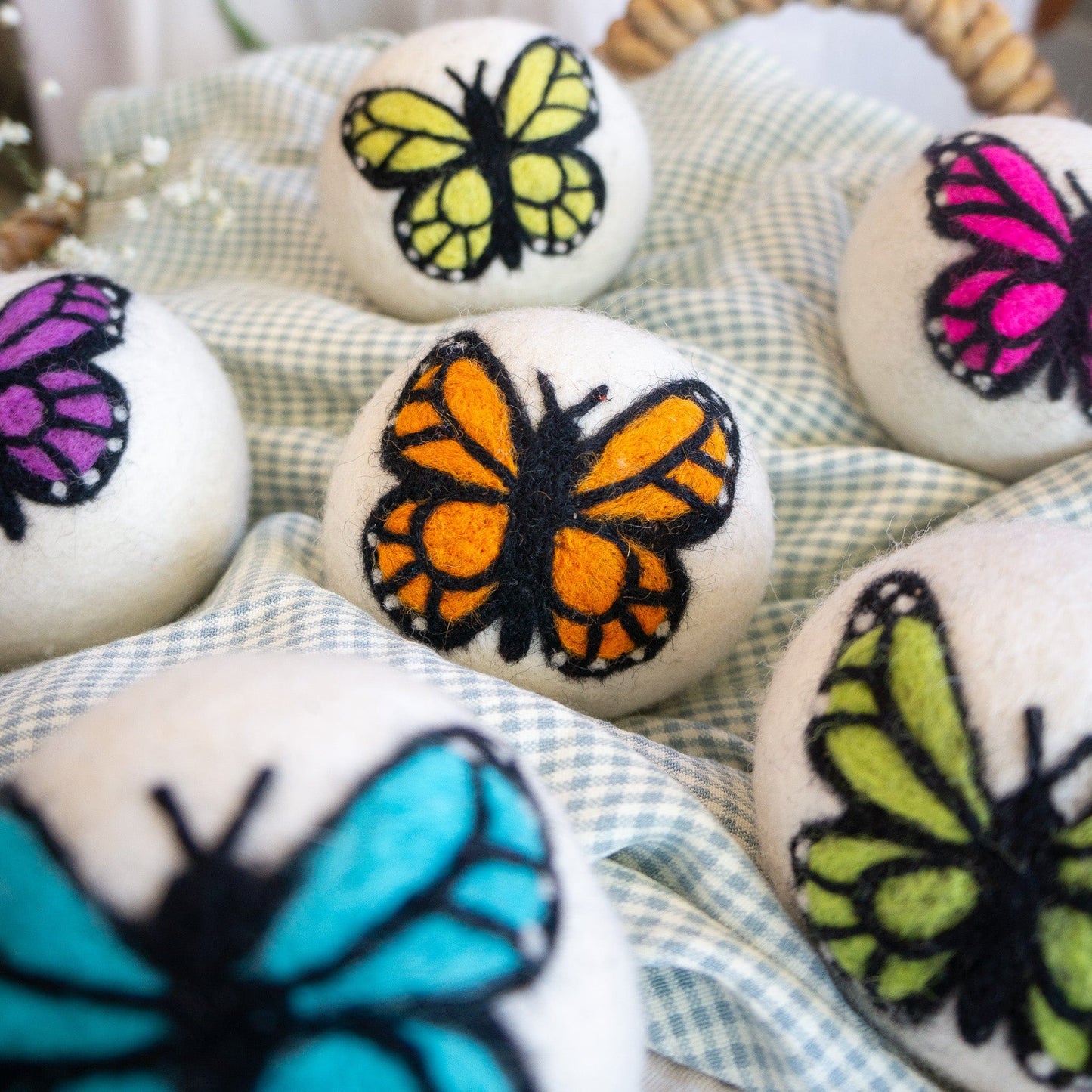 Moon Monarch Butterfly Trio