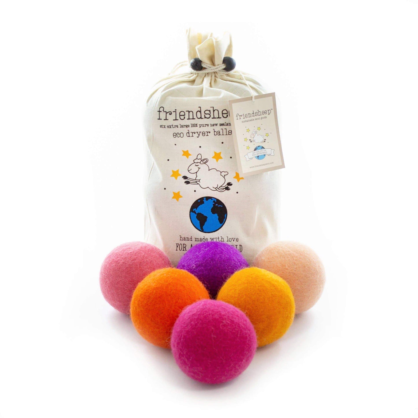 Tropical Sunset Dryer Balls