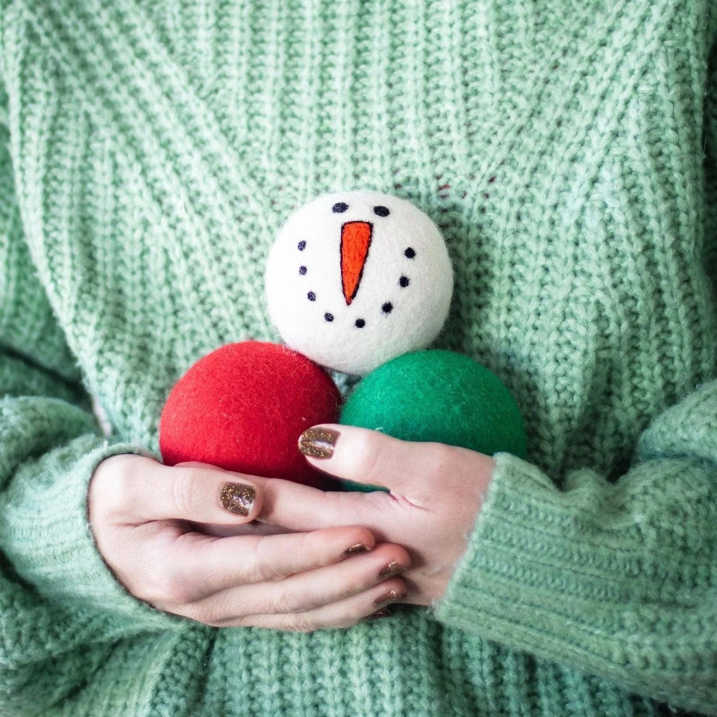 Vintage Holidays - Red Dryer Balls