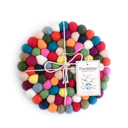 Boho Eco Coasters & Trivet