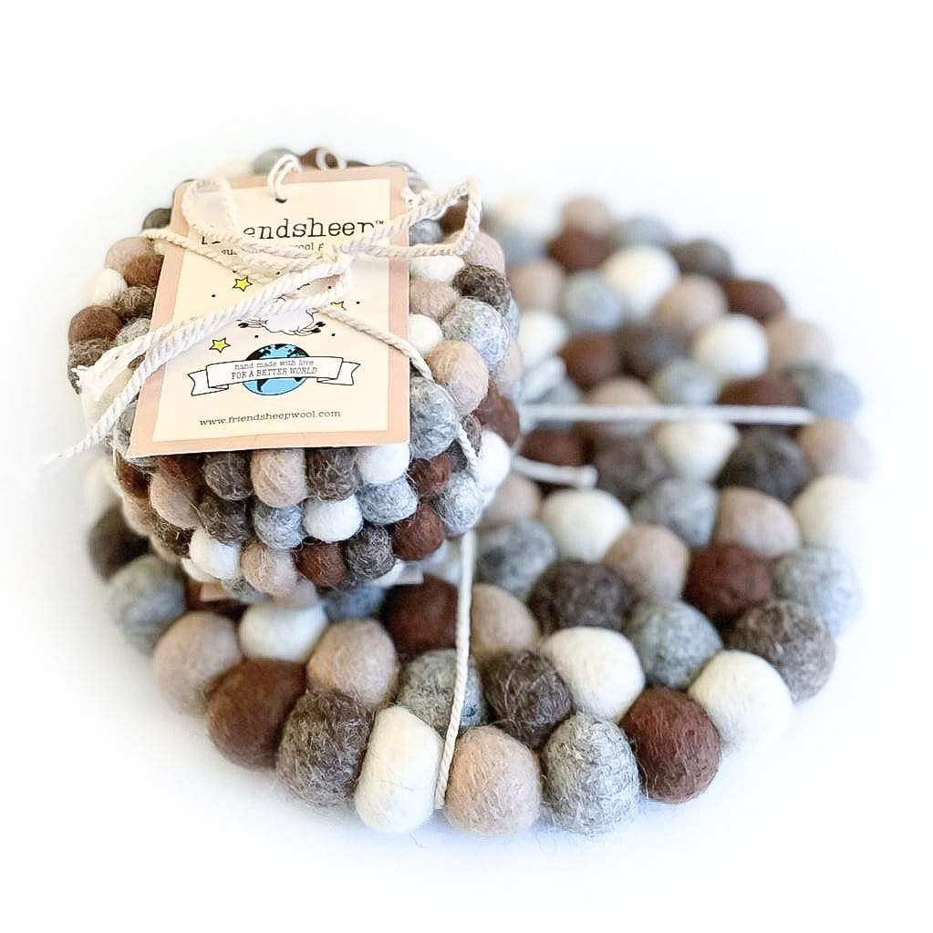 Earth Tones Eco Coasters