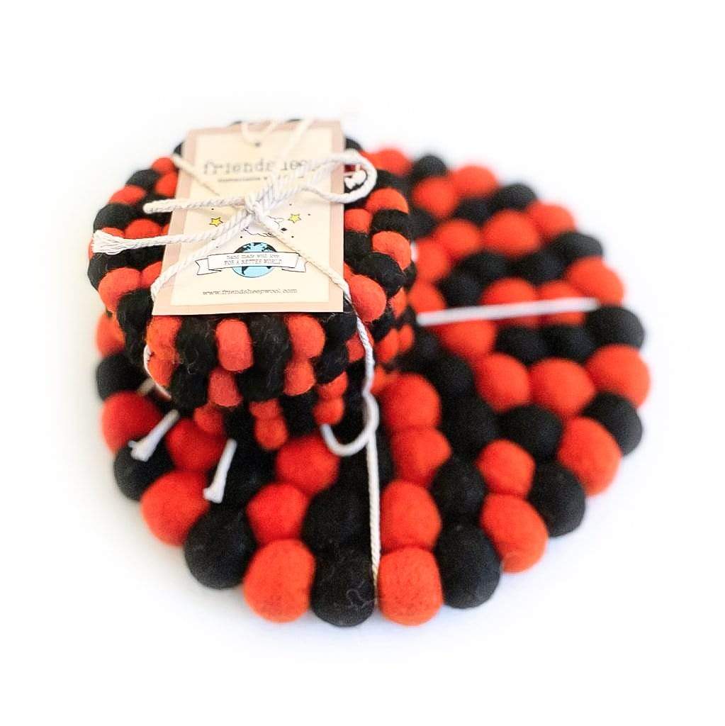 Trick or Treat Eco Coasters/Trivets