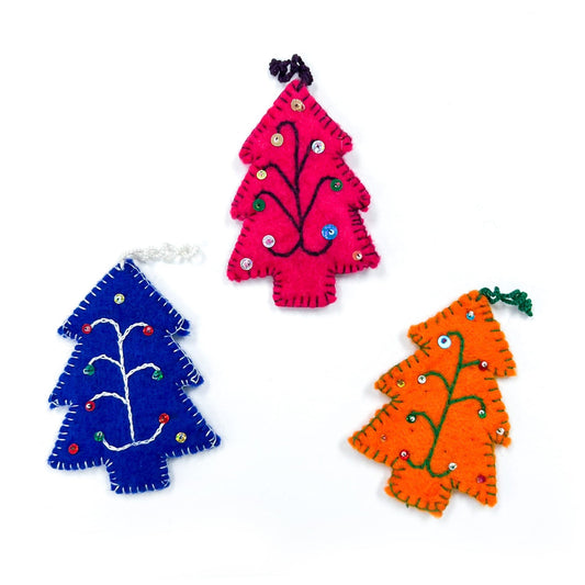 Tropical Pine Trees (set of 3) - Unique