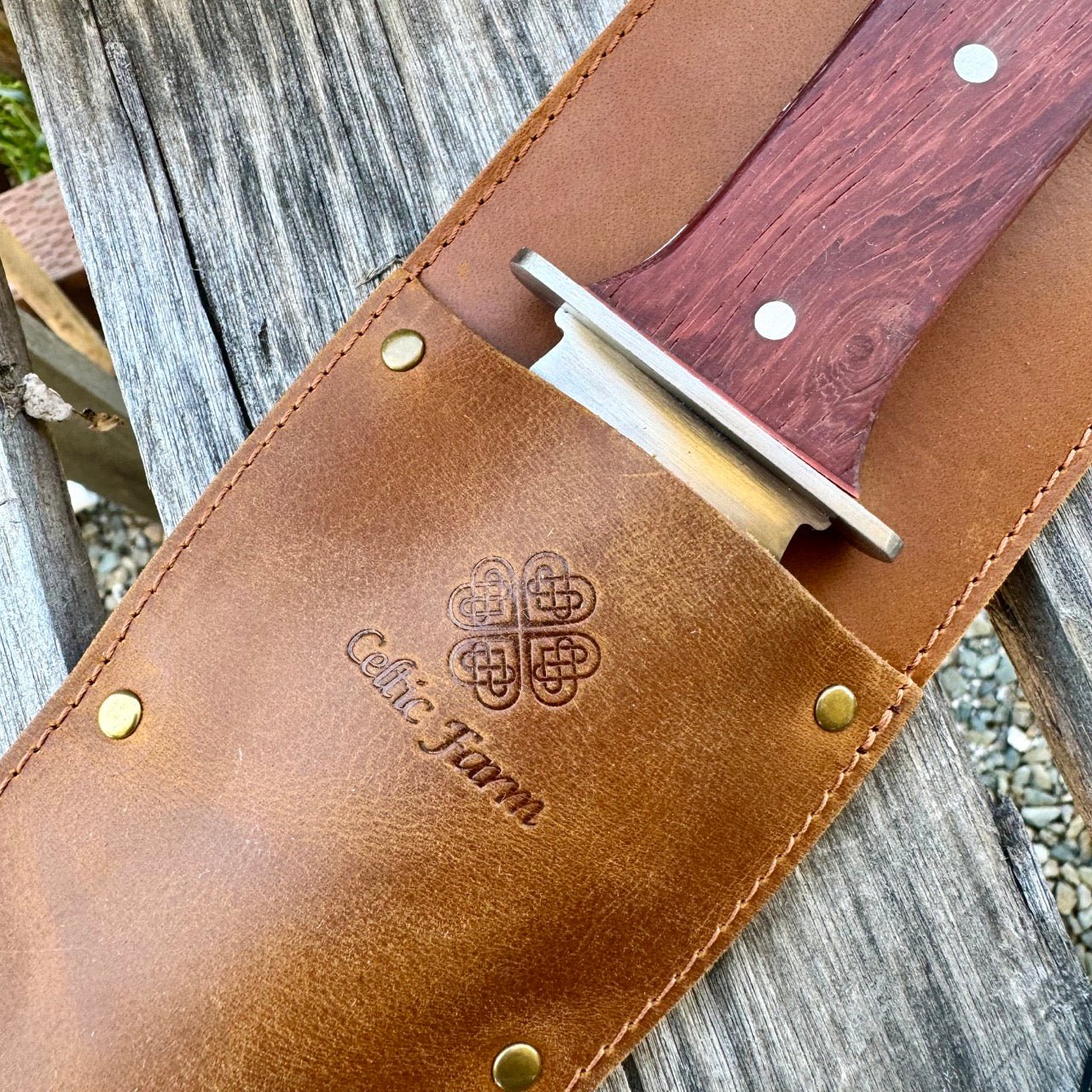 Hori Hori Garden Gift Box | Hori, Custom Leather Sheath & Dual Surface Diamond Sharpener