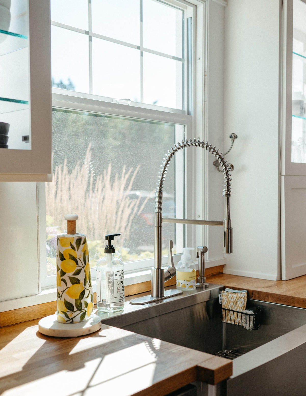 Reusable Paper Towels--Retro Golden Florals