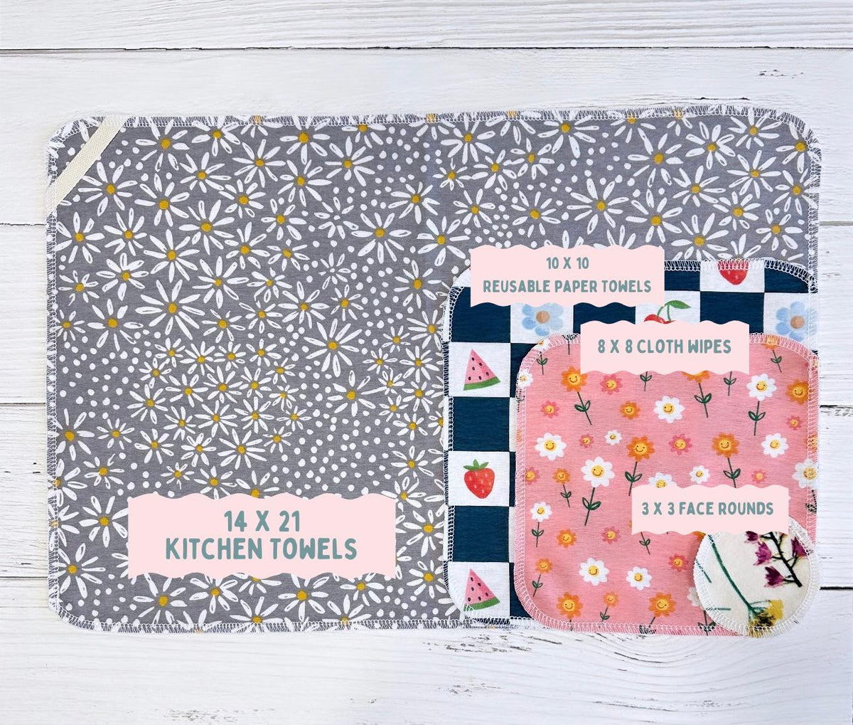Reusable Paper Towels--Woven Essence