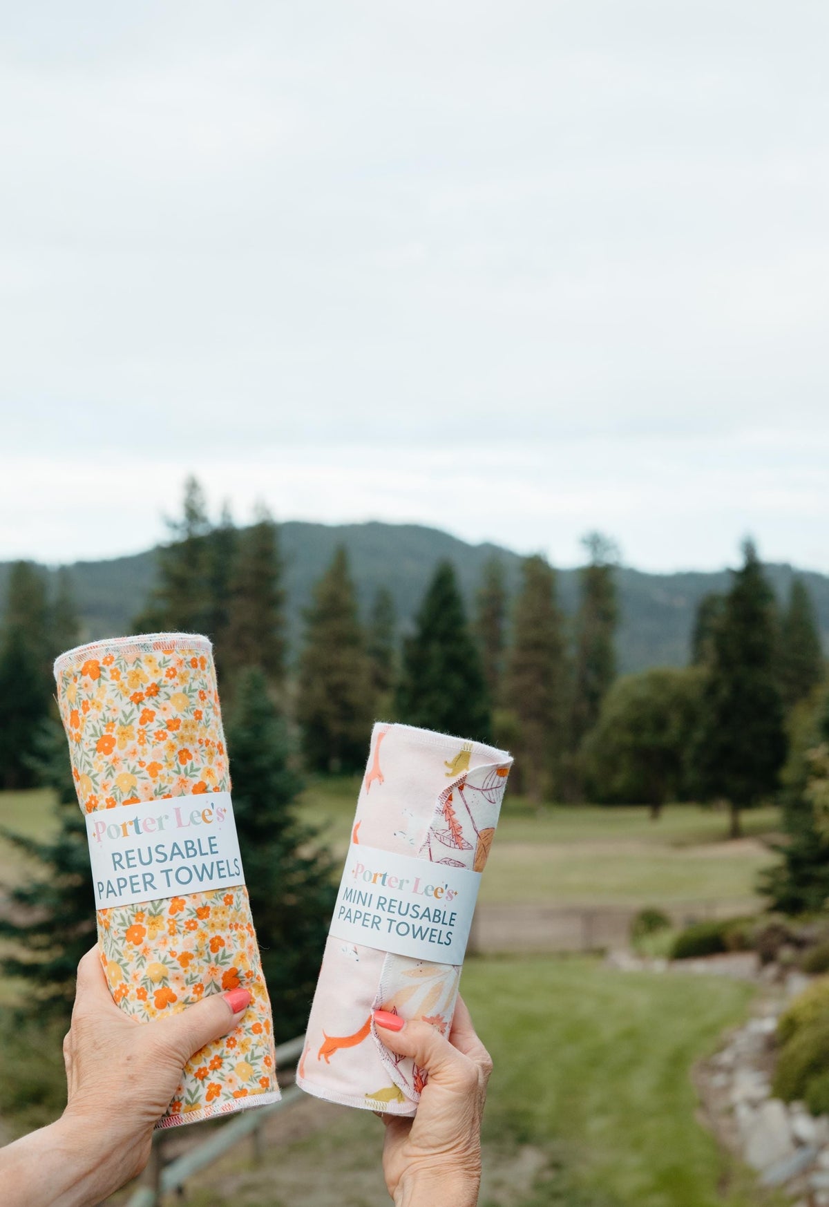 Reusable Paper Towels--Paisley Pinks