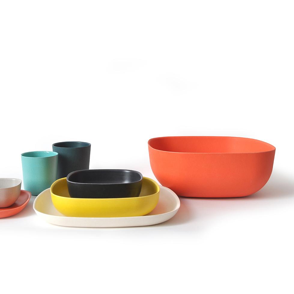 190 oz Large Salad Bowl - Persimmon