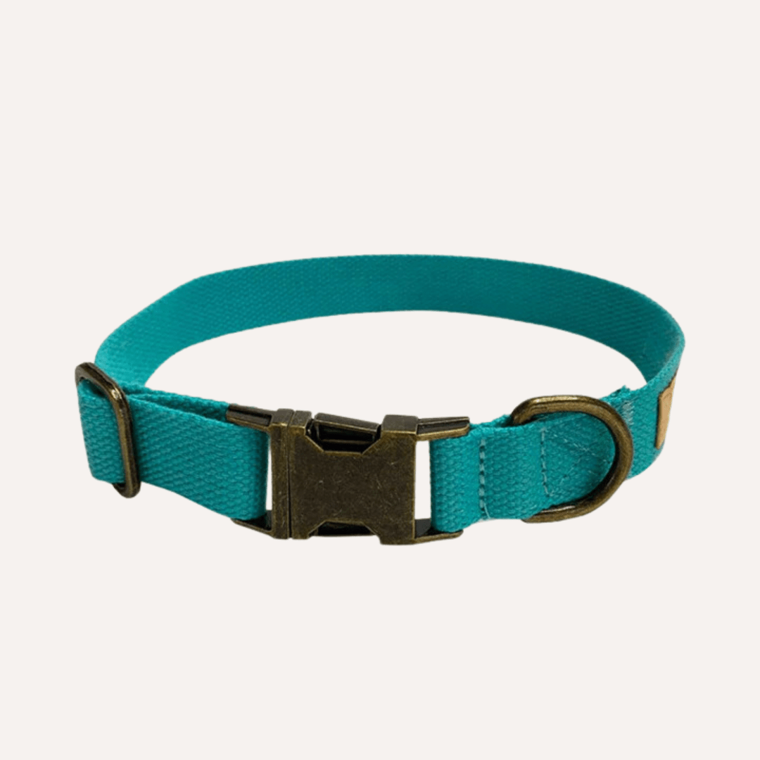 Malibu Sunset Sustainable Hemp Cotton Adjustable Dog Collar – Durable & Soft