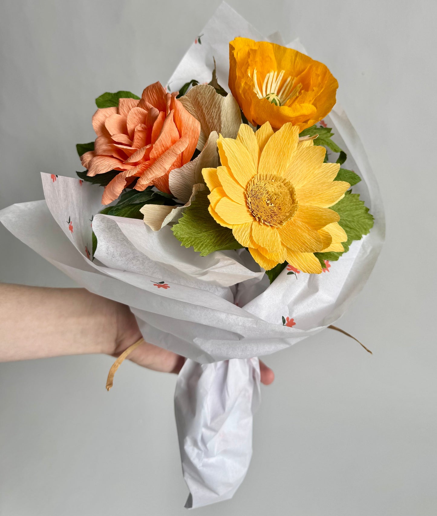 Mango Lemonade | Mixed Paper Flower Bouquet