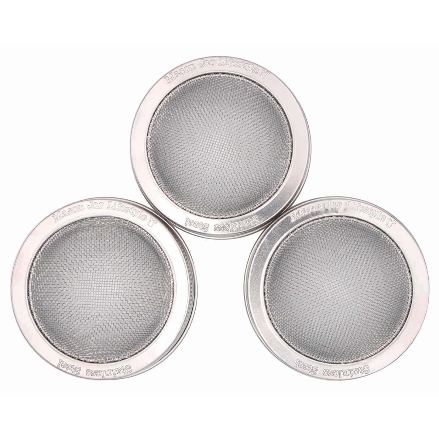 Curved Rust Proof Sprouting Lid and Band for Mason Jars