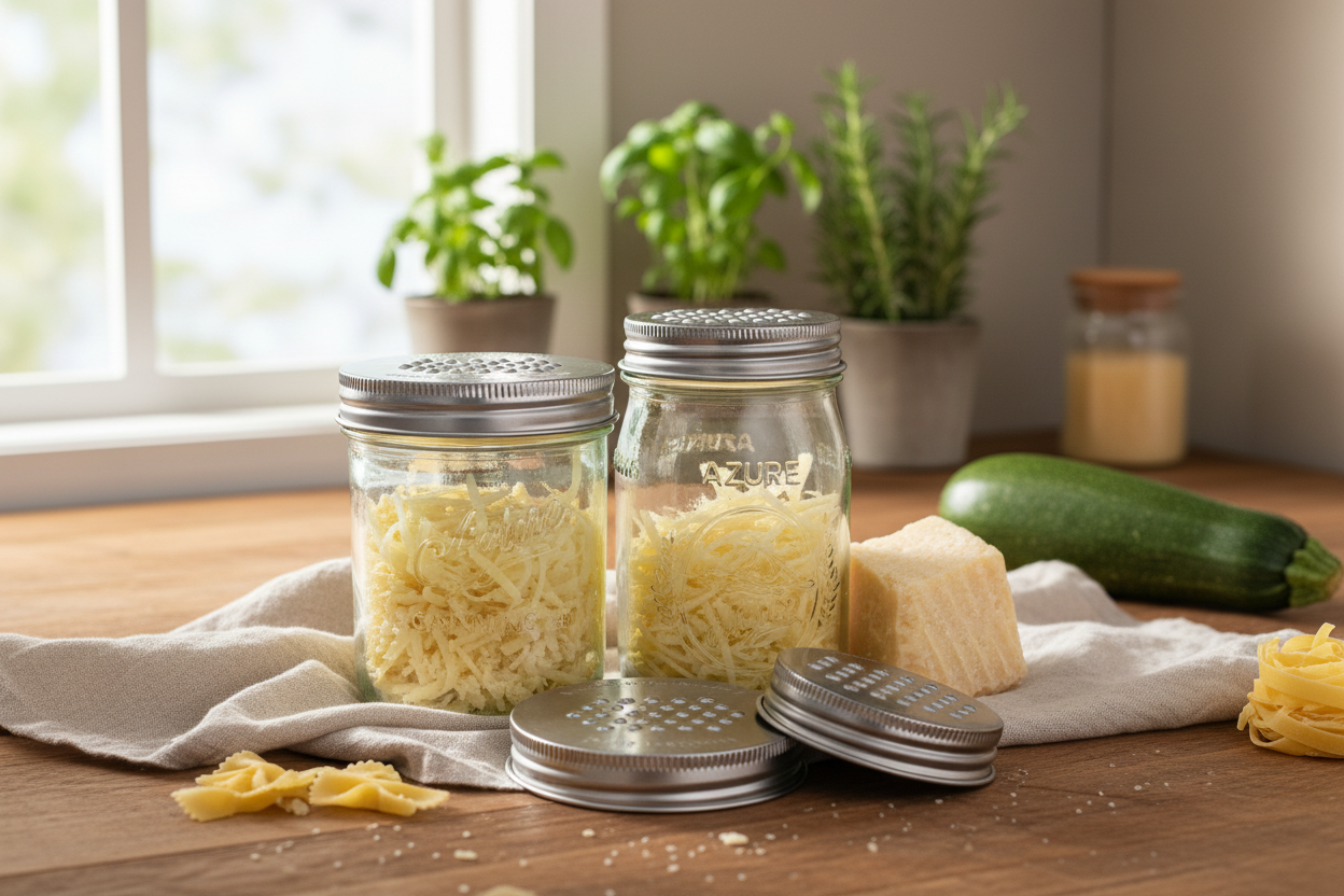 Grater / Shredder Stainless Steel Lid for Mason Jars