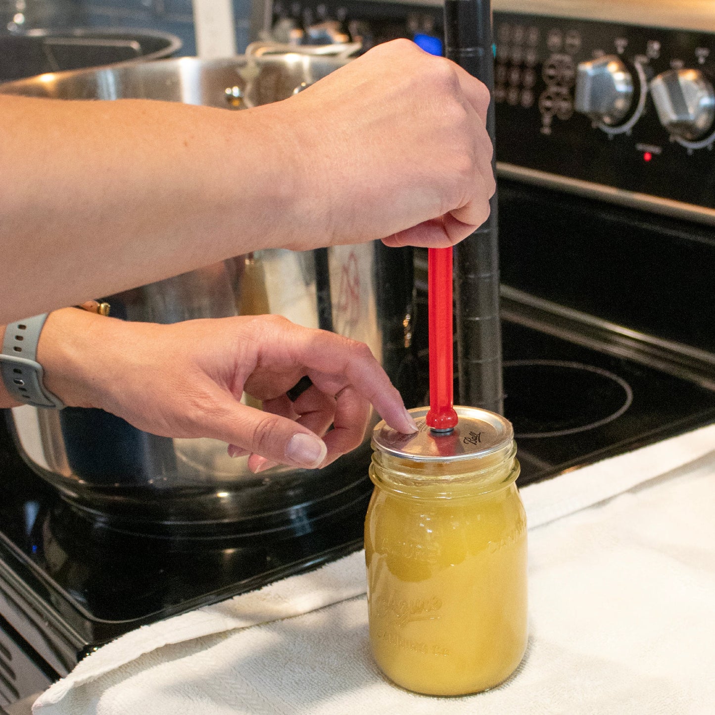 Bubble Remover and Headspace Tool