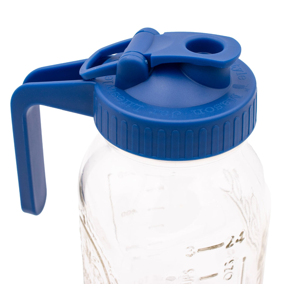 Pour & Store Pitcher Lid with Handle for Mason Jars