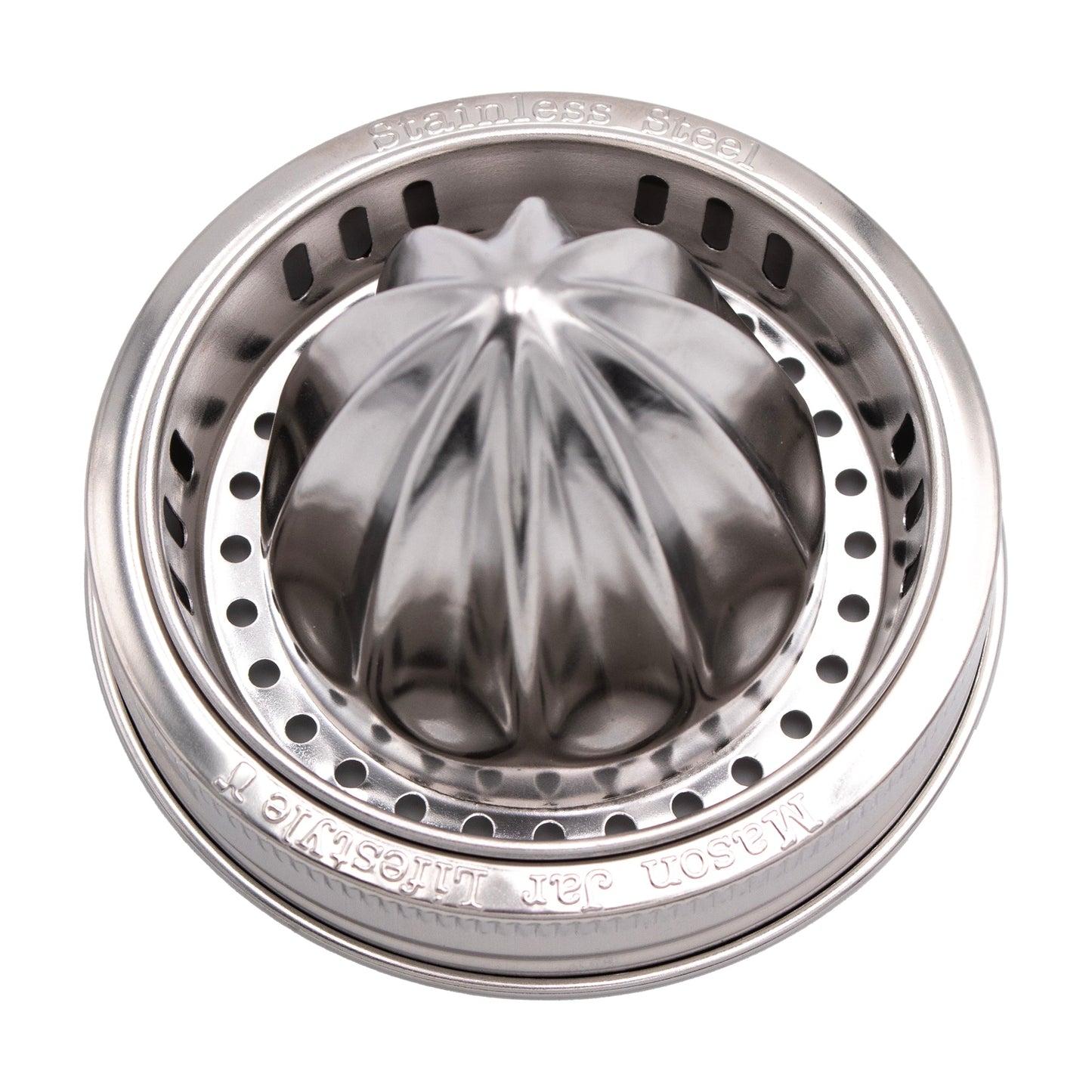 Juicing Stainless Steel Lid for Wide Mouth Mason Jars