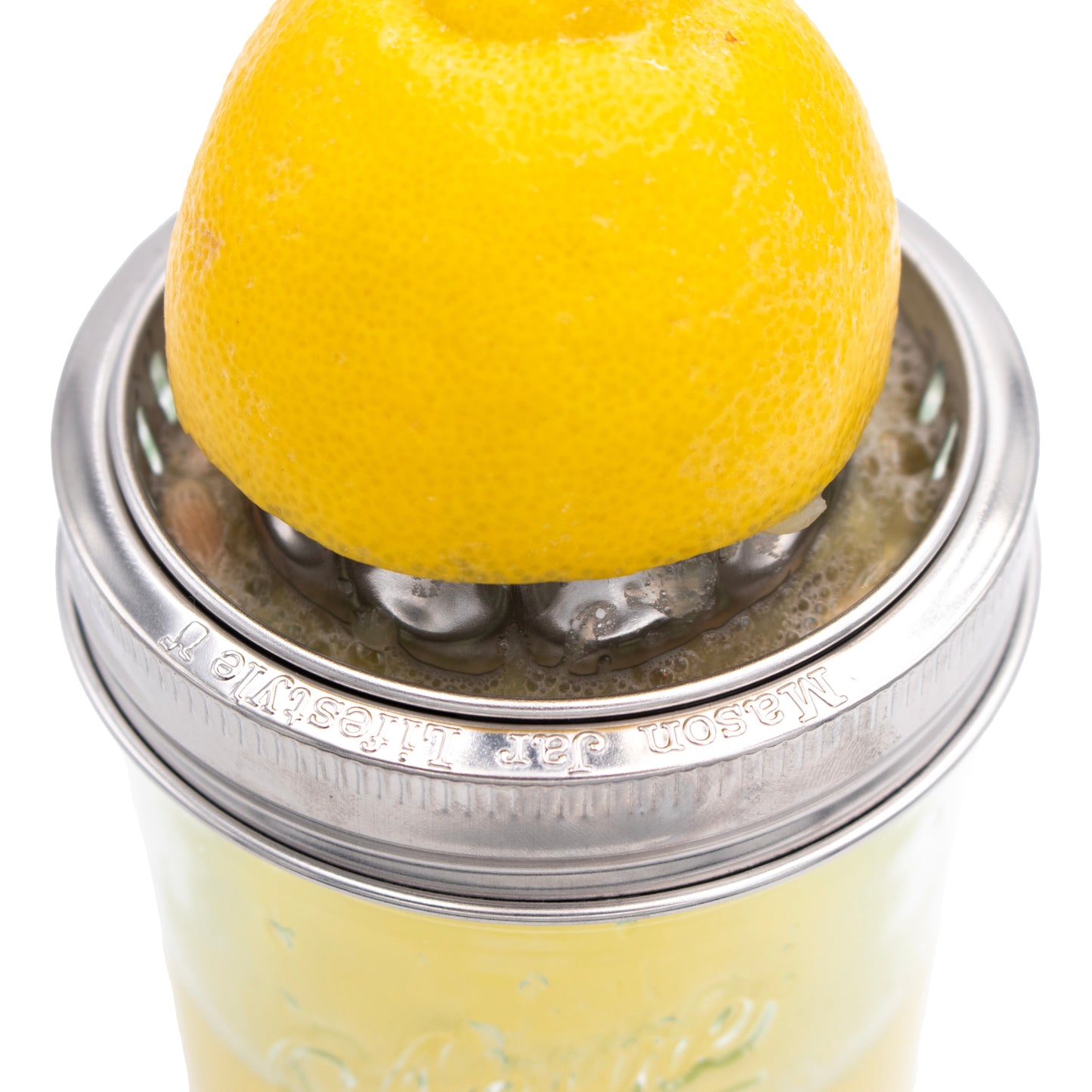 Juicing Stainless Steel Lid for Wide Mouth Mason Jars