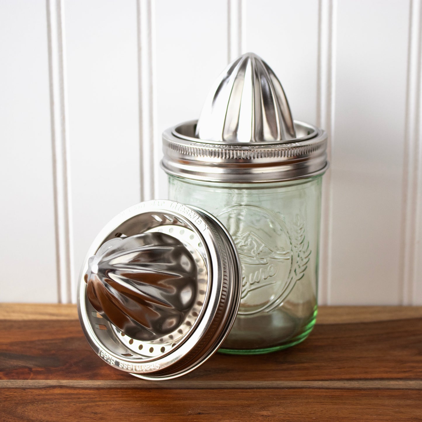 Juicing Stainless Steel Lid for Wide Mouth Mason Jars