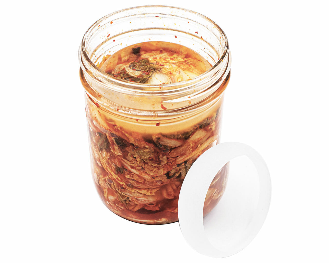 Tempered Glass Fermentation Weights for Fermenting in Wide Mouth Mason Jars