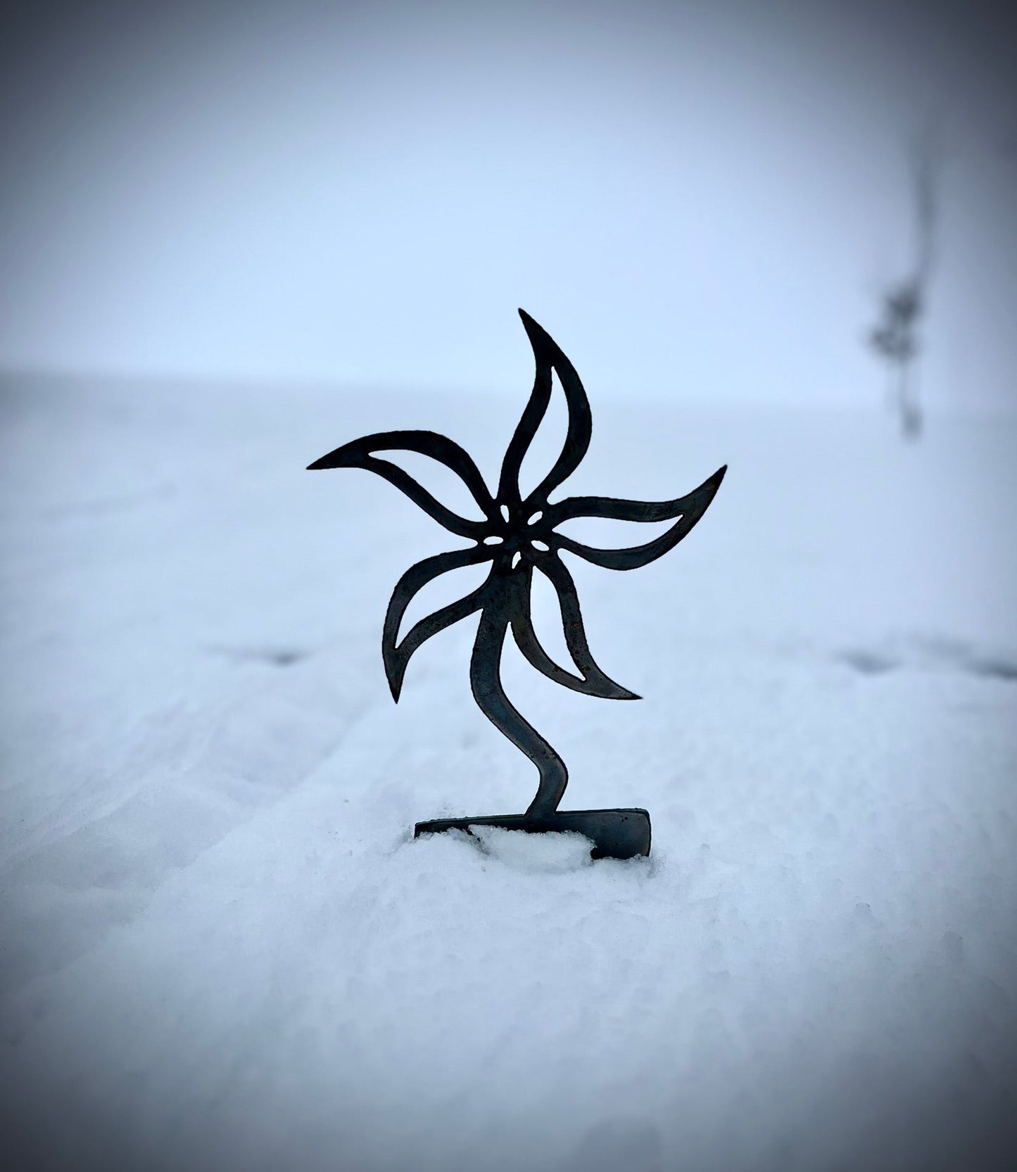 Metal Garden Gnomes, Butterfly, Flower