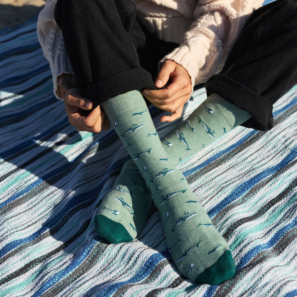 Socks that Protect Whales