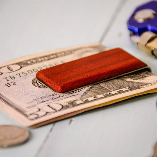 Personalized Wood Money Clip