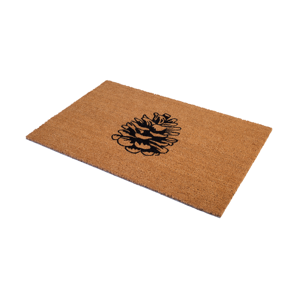 Nature Lover Pine Cone Coir Doormat