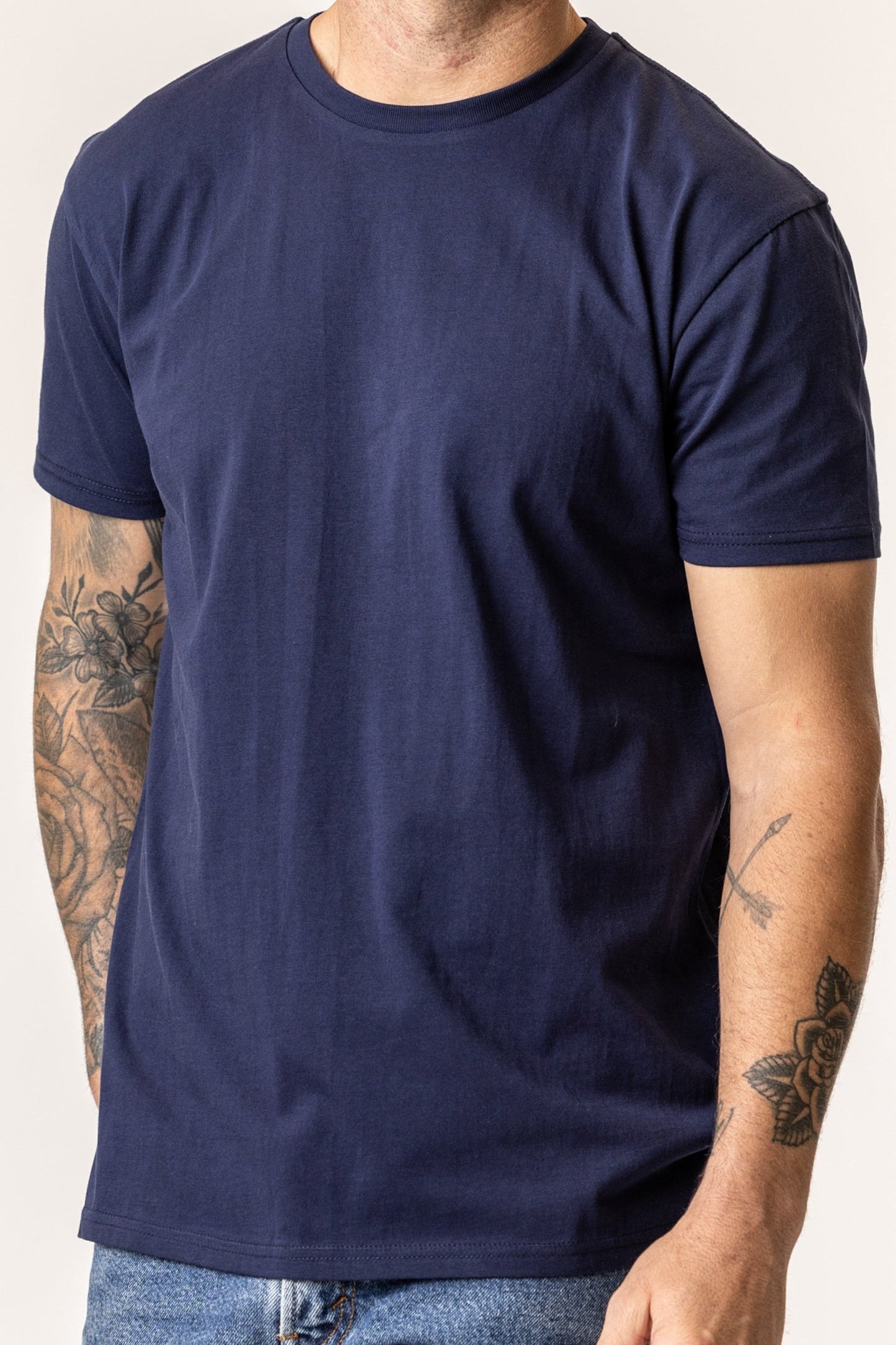 Organic Cotton Men's Crew Neck Tee