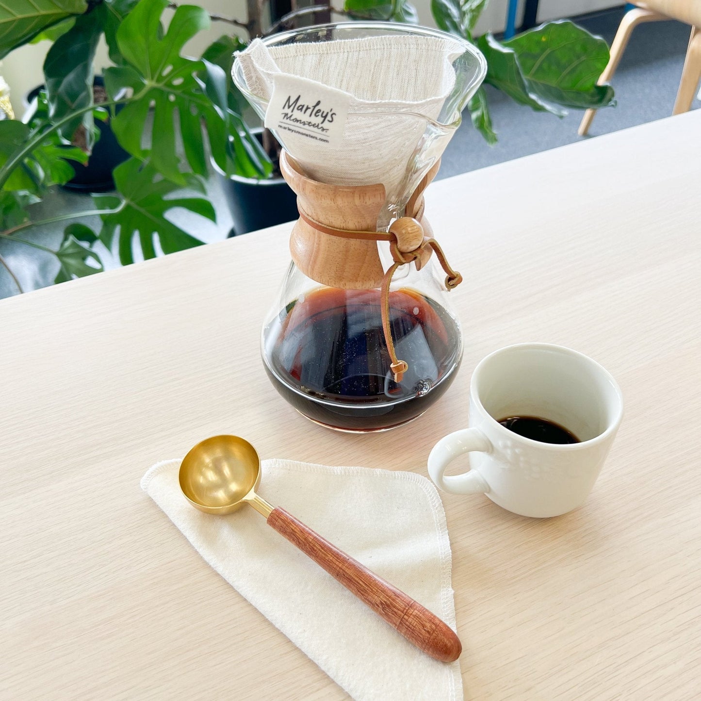 Organic Reusable Coffee Filters: Cone #4