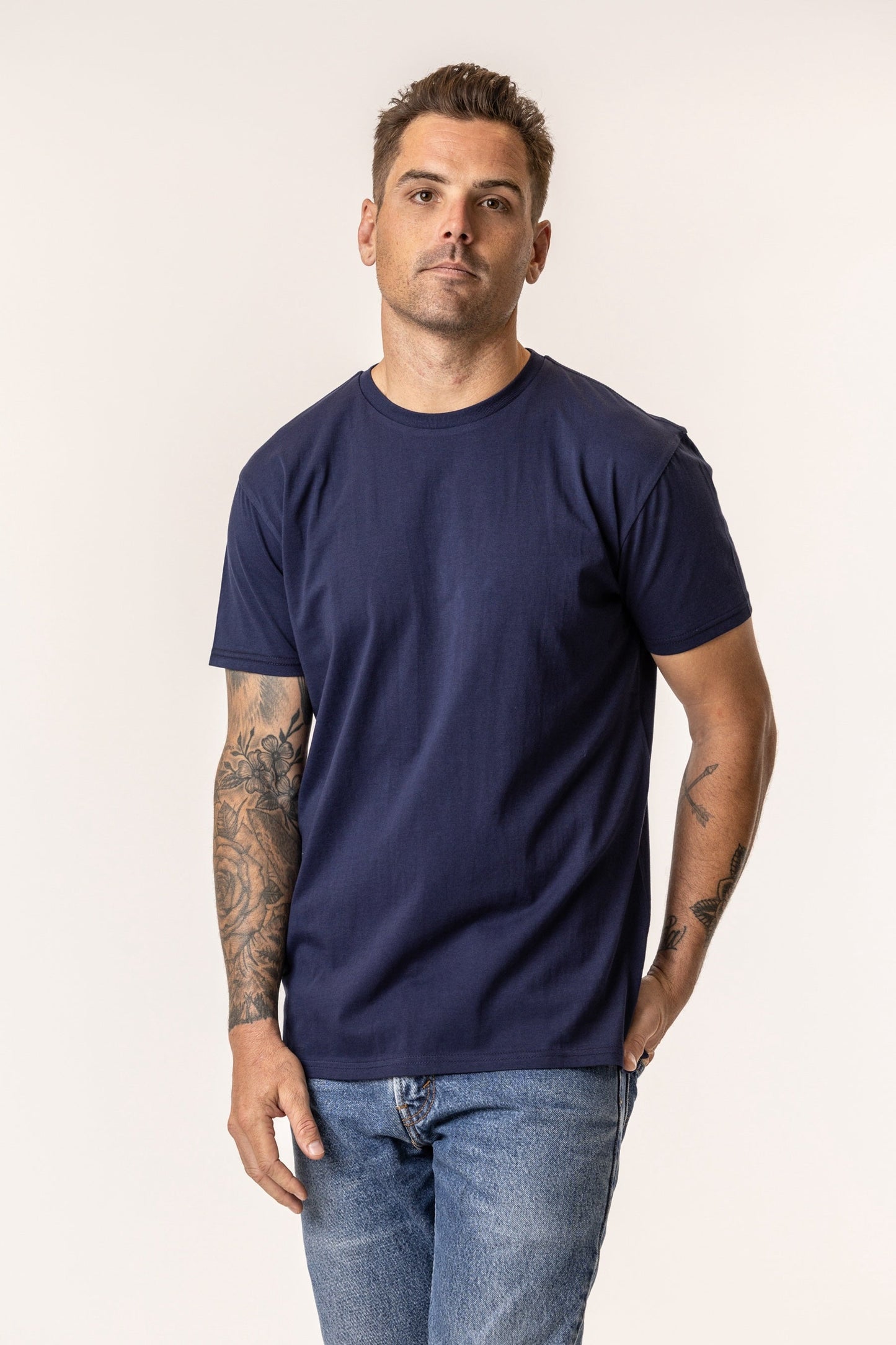 Organic Cotton Men's Crew Neck Tee