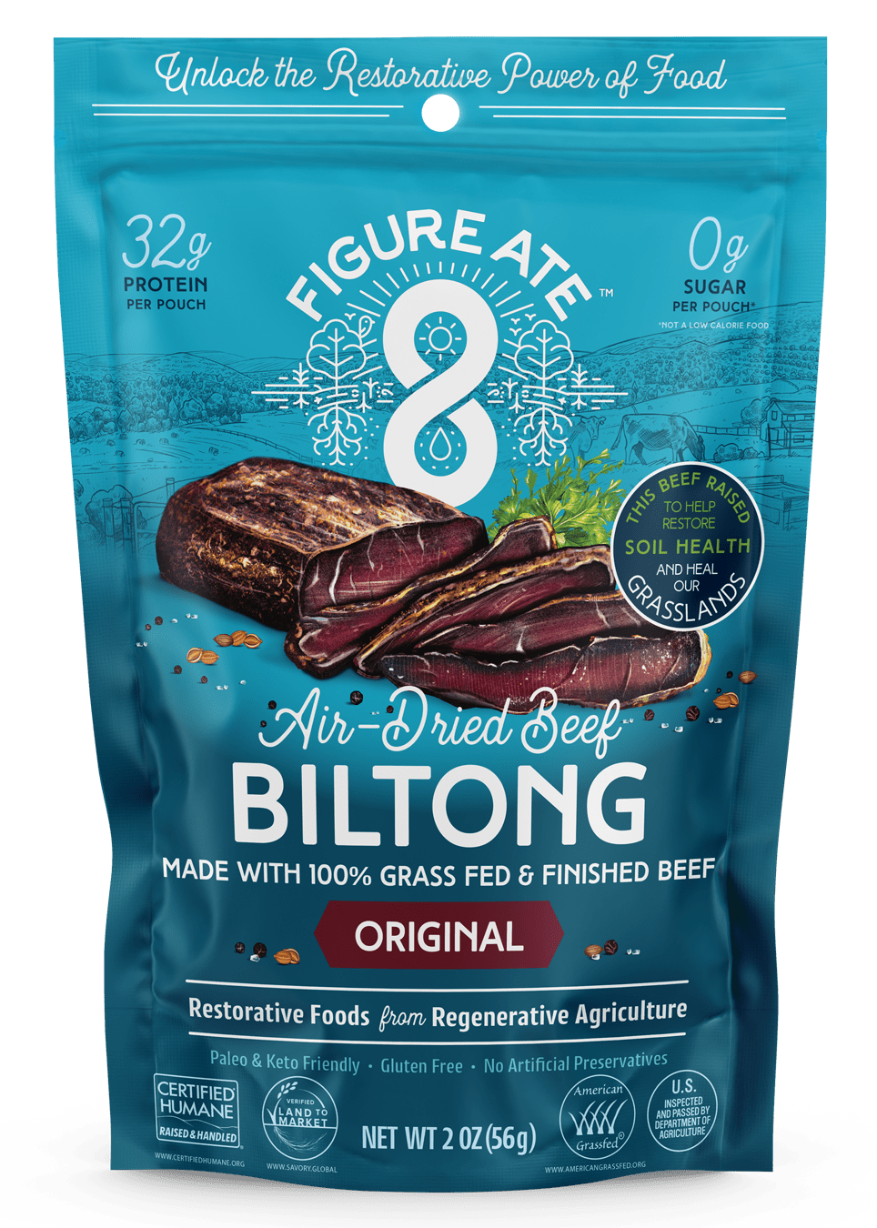 Original Grass Fed & Finished Beef Biltong