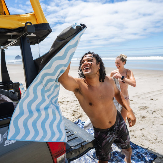 Original Towel: Calm Seas Pale Blue Sky