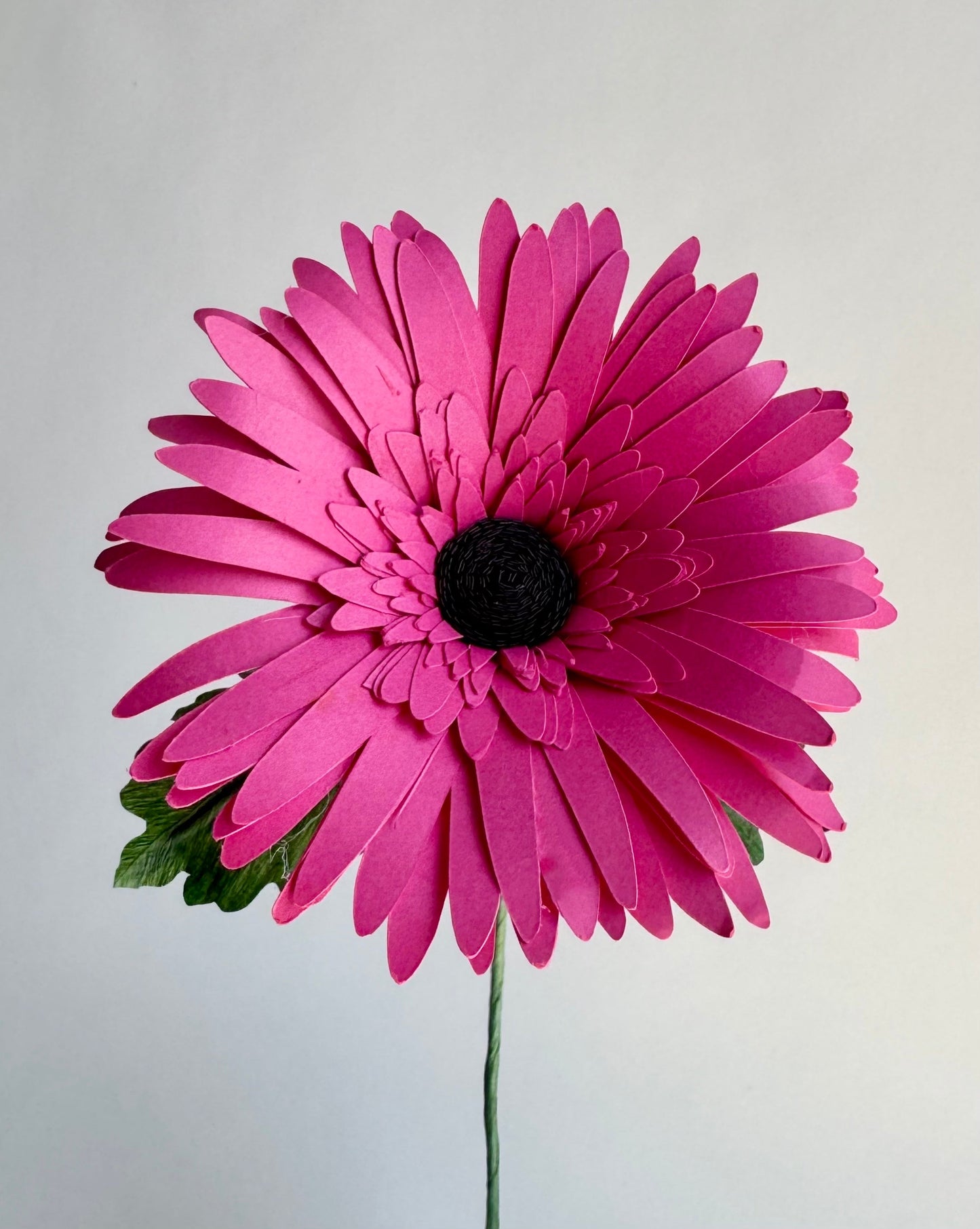 Gerber Daisy Single Stem | Handcrafted Paper Flower