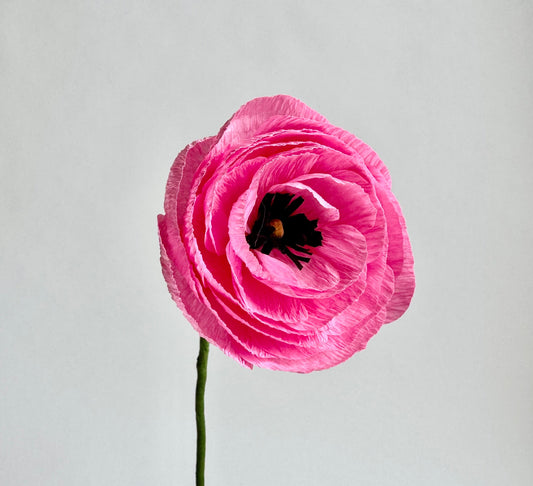 Butterfly Ranunculus Single Stem | Handcrafted Paper Flower